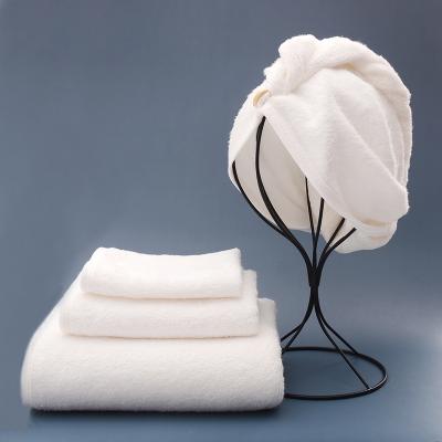 China Breathable Sustainable Bamboo Fiber Pure White Water Washcloth Bath Towel Square Dry Hair Absorbent Soft Skin End for sale