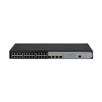 China 24 Port Gigabit Ethernet Switch with 4 SFP Optical Ports and HPWR-EI Power Supply for sale