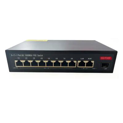 China 8 Ports Gigabit Ethernet POE Switch for Home or Office Built-in Power Supply and More for sale