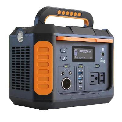 China Portable power station, backup 515Wh lithium battery, 110V/500W pure sine wave, outdoor camping trip hunting backup < 1L for sale