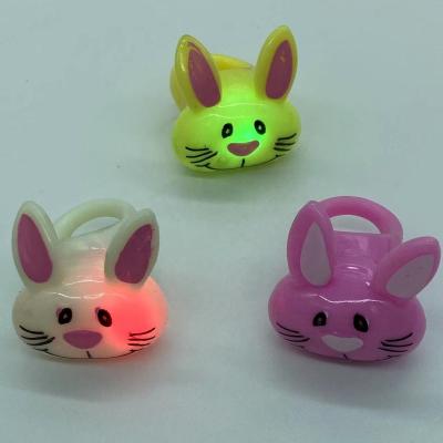 China Play Amazon Hot Sale Luminous Ring Rabbit Shape Cute Animals Funny Toys for sale