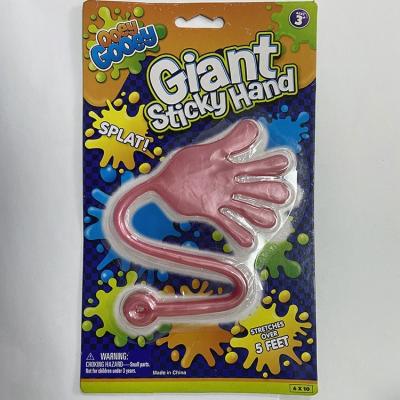 China Cute Hot Sale Big Sticky Hand Palm Blister Packaging Funny Toys For Children for sale