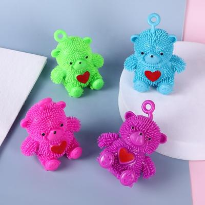 China Cute Amazon Hot Sale TPR Cute Bear Soft Fidget Toys for sale