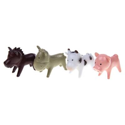 China Cute 2021 Hot Plastic animal ornaments Funny Education Toys For Children for sale