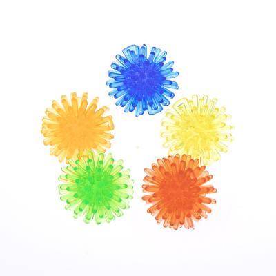 China Promotional Toy Amazon Hot Sale 2.5 cm Spiky Ball  Soft Jumbo Puffer Ball Toy Pom Pom Ball for sale