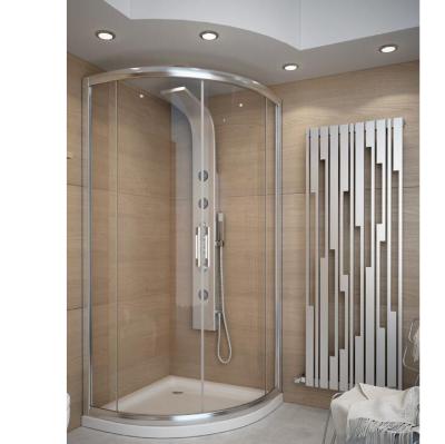 China Customized Modern Sliding Corner Shower Enclosure Flat Aluminum Frame for sale