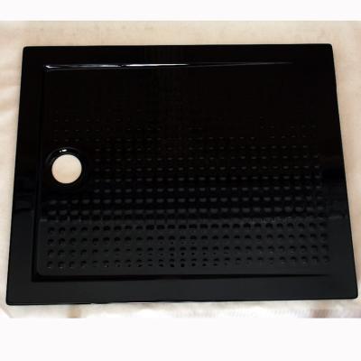 China Modern Factory High Quality Hot-selling Rectangular Exhibition Hall Base Black Shower Tray for sale