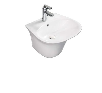 China Cheap Modern Art Ceramic Sanitary Ware Toilet Wash Basin and Bidet Basin for sale