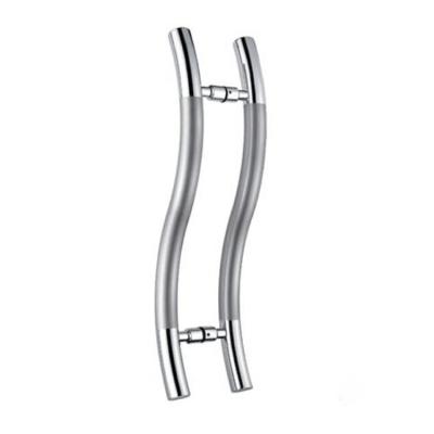 China Modern Domo Stainless Steel Double Side Door Pull Handle With High Quality For Glass Door for sale