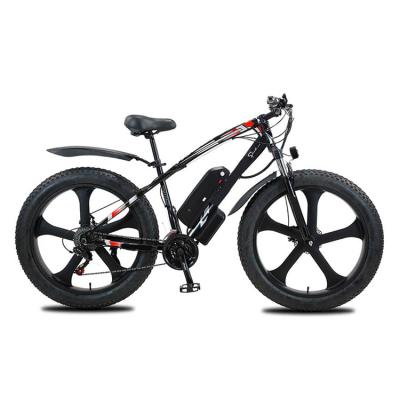 China 26 inch 13ah lithium battery electric fat bike 1000w electric bike fat tyre 48v Te koop