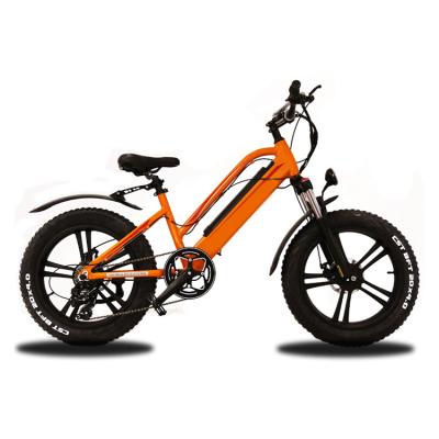 China New design electric bike for adult 20 inch 350W fat tire electric mountain bike à venda