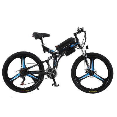 China Lithium battery 36v350w e-bike 26 inch cheap electric folding bike bicycle for sale