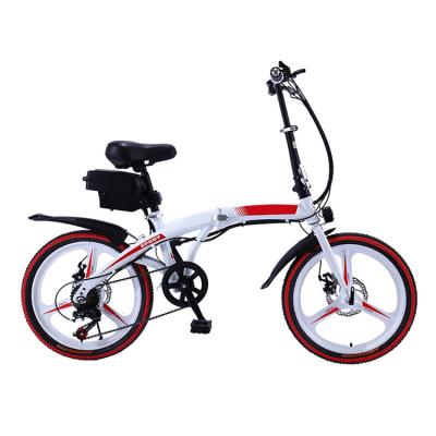 China 10 ah lithium battery 36v350w new design lightweight electric folding bike 20 inch Te koop