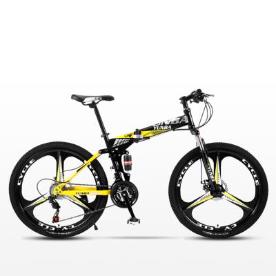 China Made in China alloy mountain bike 26 inch bicycle folding mountain bike 27 speed mountain bike à venda