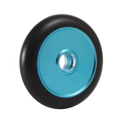 China High Rebound PU Wheels Freestyle Kick Scooter Stunt Accessories Wheels Custom Solid High Performance Scooter Wheels for sale