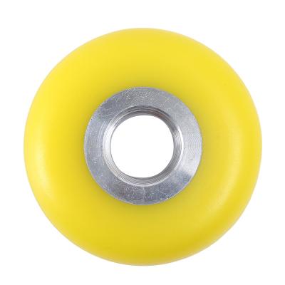 China Custom High Rebound PU CNC Skateboard Wheels High Rebound PU Material Pulley Without Supporting PU Wheels for sale