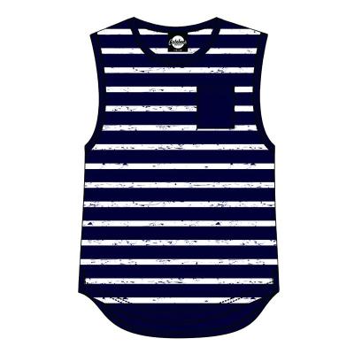 China Baby Boutique Factory Size Kids Tank Tops Summer Cotton Toddler Boy Stripe Plus Girl Sleeveless Vest for sale