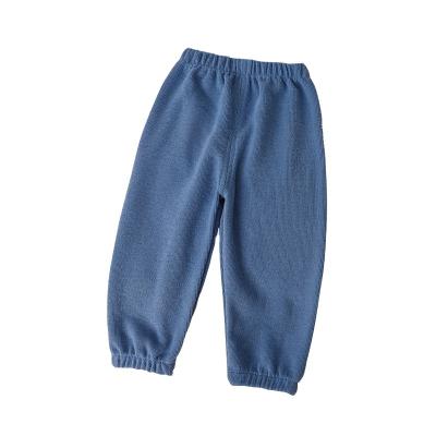 China New Children's Anti-pilling Sports Pants Solid Color Unisex Casual Foot Pants Fashions Jogger Boys Trousers Pants for sale