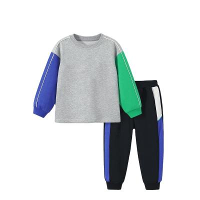 China Eco-Friendly custom wholesale children fall Clothing sets Kids Two-piece Outfits kids long Sleeve T-shirt+Shorts for daily wear kids clothing for sale