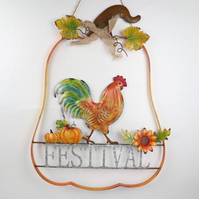 China New Product Autumn Harvest Festival Decoration Minimalist Metal Wall Art for sale