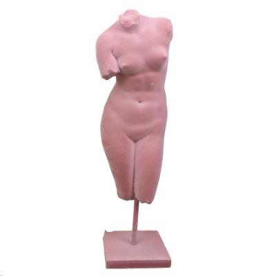 China Lady from Europe sculpt flocking body statue for home decorations for sale