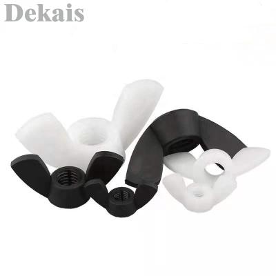 China Extracting Plastic Polyamide PA66 Nylon Wing Nut Butterfly Nut Plastic for sale