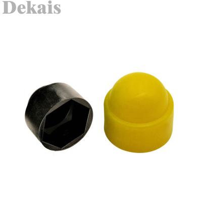 China Healthcare PA66 m5 m6 / m8 plastic acorn nut half round nut for sale