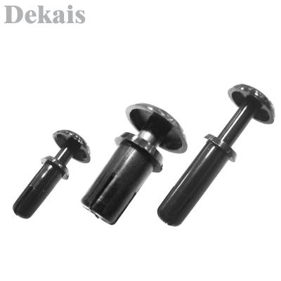 China Nylon Round Head Push Snap Rivet In Stock Pin Nylon PA66 4mm R Type Rivet Clip Lock Rivet for sale