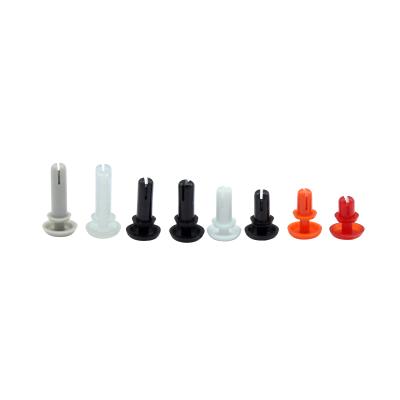 China White Black Plastic Electronics Round Head Push Snap Rivet for sale