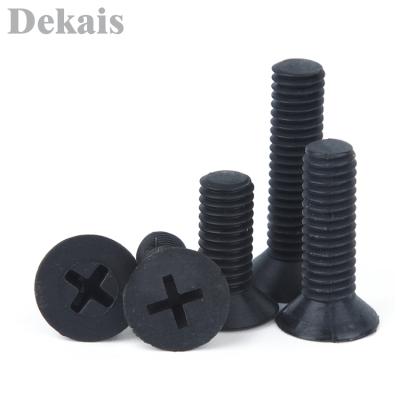 China HEX Black White Nylon Screw Countersunk Head for sale