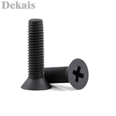 China Flat Plastic Flat Cross Countersunk Head Screws Polyamide Nylon Plastic Screw for sale