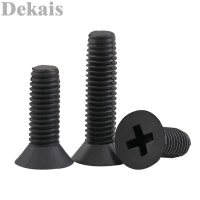 China Round Nylon Plastic Countersunk Screw M6 Cross Recessed Flat Countersunk Head Screw for sale