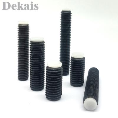 China Pan Plastic Slotted Set Screw Nylon With Flat Point for sale