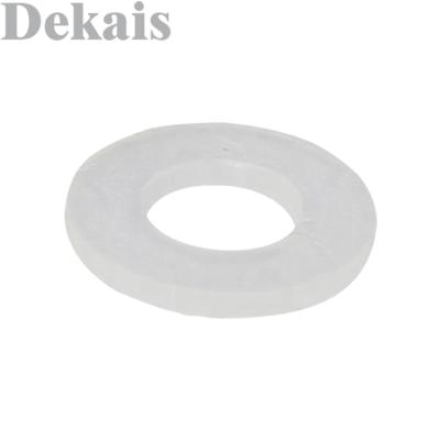 China Flat Round Nylon Plastic Gasket Insulation Pad / Plastic Gasket Supplied From Stock for sale