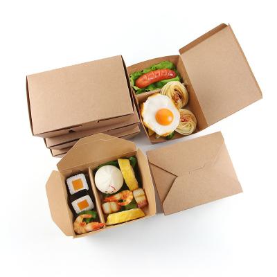 China 2022 Disposable Disposable Fast Food Box Hamburger Fried Chicken Wrapping Paper Box Food Packaging Custom Maker Takeout Packaging for sale