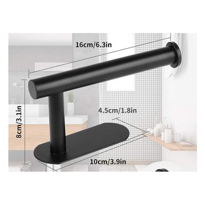 China Modern Bathroom Accessories 304 Stainless Steel Tissue Roll Towel Dispenser Paper Dispenser Wall Mounted Adhesive Towel Holder for sale