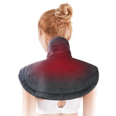 China Conevinet Electric Heated Neck Shoulder Wrap for Superior Back Pain and Cramp Relief with 2H Cut-Off and Auto Electric Heated Hot Pad for sale