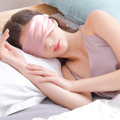 China Dark Circles Sleep Eye Mask Contour Pure Silk Eye Mask For Lashes for sale