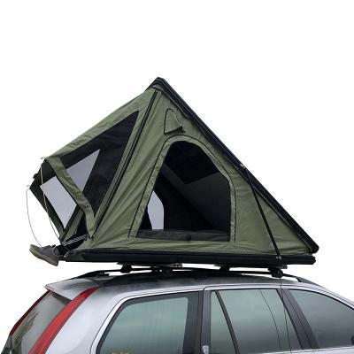 China UV-Resistant Camping Hiking Aluminum Hard Shell Roof Top Tent Outdoor Tent For Family for sale