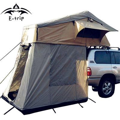 China Extended Type Outdoor Soft Shell Roof Top Tent Roof Top Camping Car Tent Accept Customization for sale