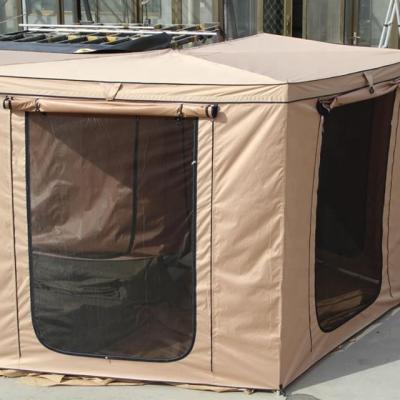 China UV-Resistant Caravan Roof Awning Polycarbonate Tent Car Tent Top Wing for sale