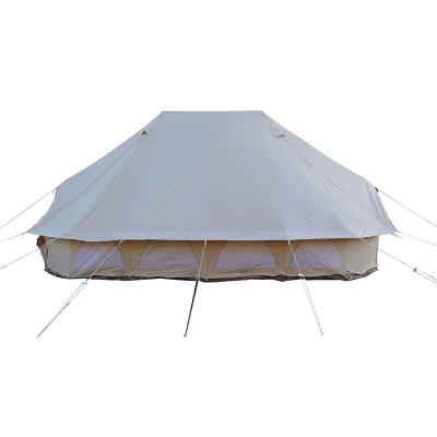 China 6M Canvas Poles UV-Resistant Safari Tent Twin Emperor Bell Tent for sale