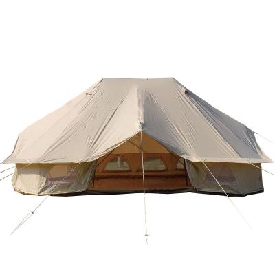 China UV-Resistant Safari Tent Camping Glamping Tent Outdoor Emperor Bell Tent for sale