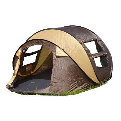 China Extended type 3-4person outdoor adult bed camping tent noise tent best waterproof for sale