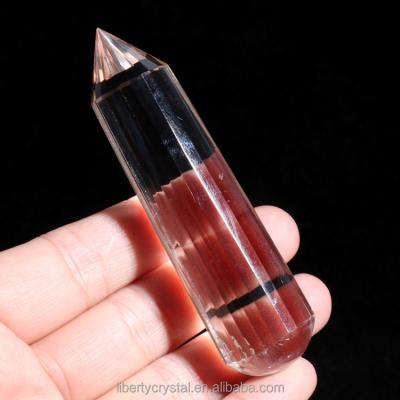 China Natural Clear Quartz Crystal Points REIKI from China 24 Sides Vogel Healing Crystal Point Quartz Crystal Gift for sale