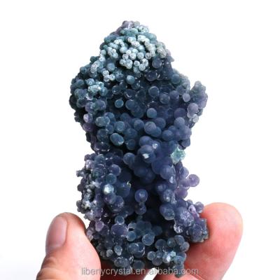 China Wholesale Natural Group Natural Very Purple Amethyst Agate China Grape Mineral Stone Crystal for sale