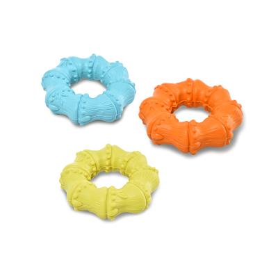 China Sustainable Pet Products Durable Rubber Teeth Cleaning Dog Chew Toys for sale