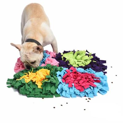 China New Design Pet Viable Slow Feeder Game Interactive Feeding Game For Boredom Toy Polyester Dog Cat Training Mat Training Toy for sale