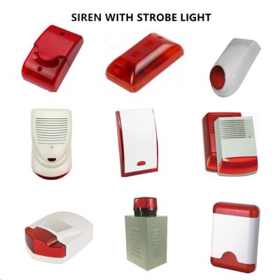 China Outdoor Indoor/Outdoor Siren Alarm, Security Alarm System Alarm Siren with Strobe Light for sale