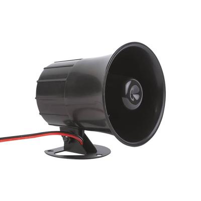 China DC12V 110 DB Electronic Alarm Siren Indoor/Outdoor Wired Horn with Bracket for Home Security Alarm System for sale